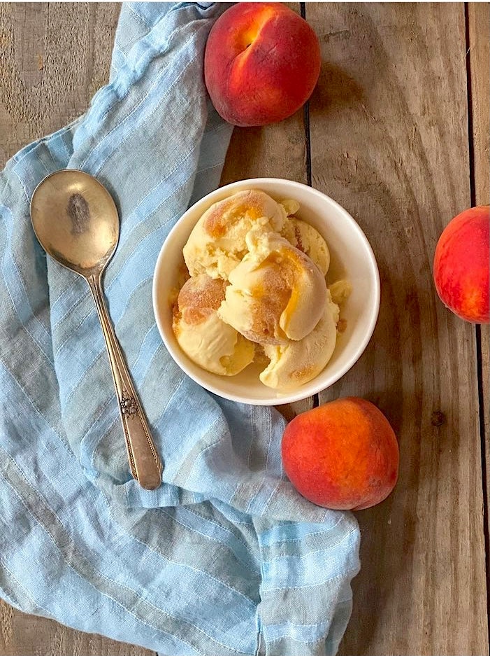 Why This Simple Peach Ice Cream Recipe Will Change Your Summer Snacking