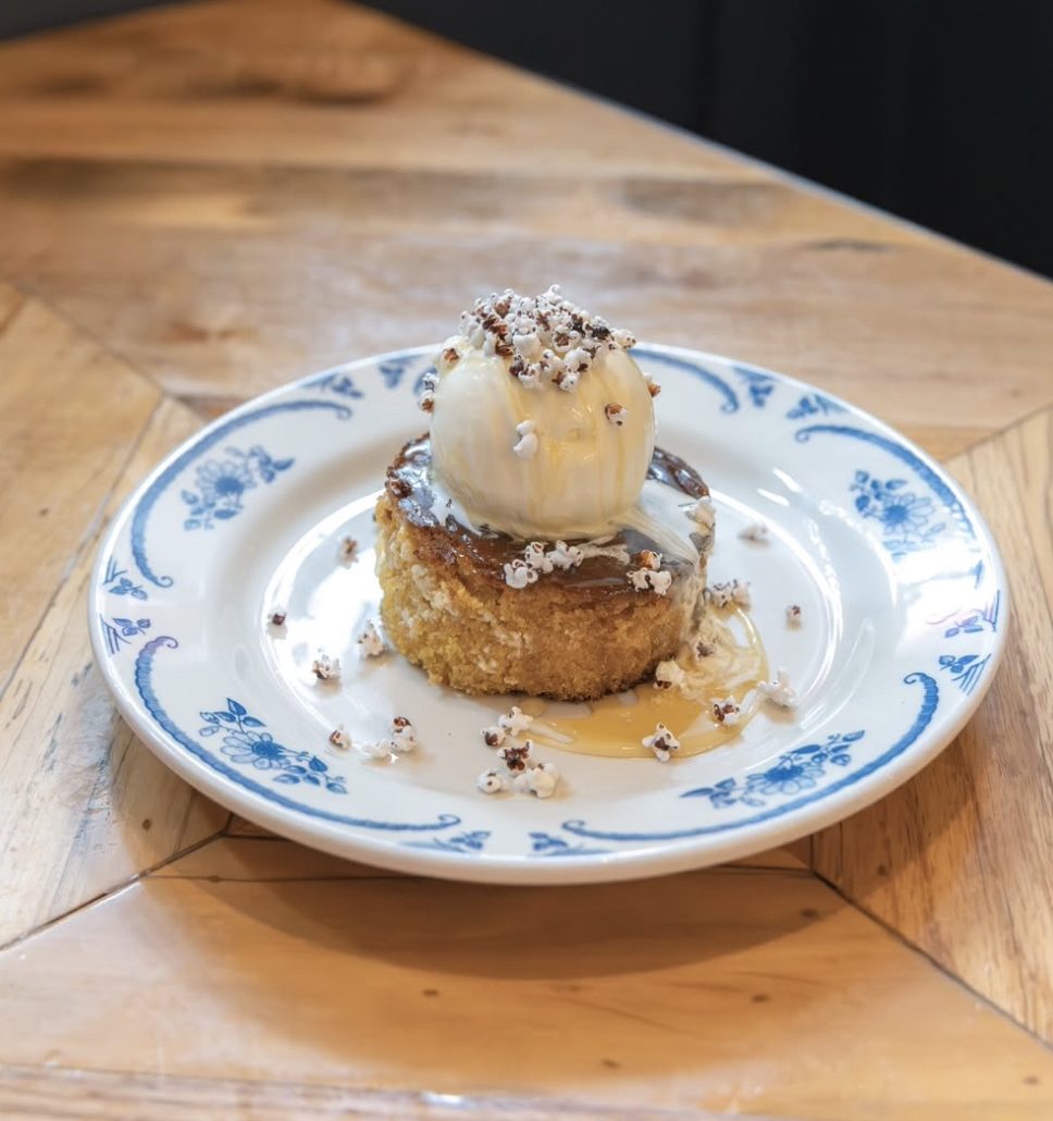 Cornbread Sundae with Brown Butter Ice Cream (from Kentucky Chef Brittany Kelly)